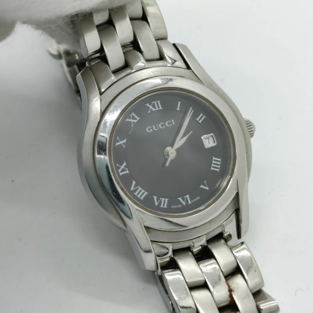 Gucci Watch  5500L 26mm Women's Black X Silver